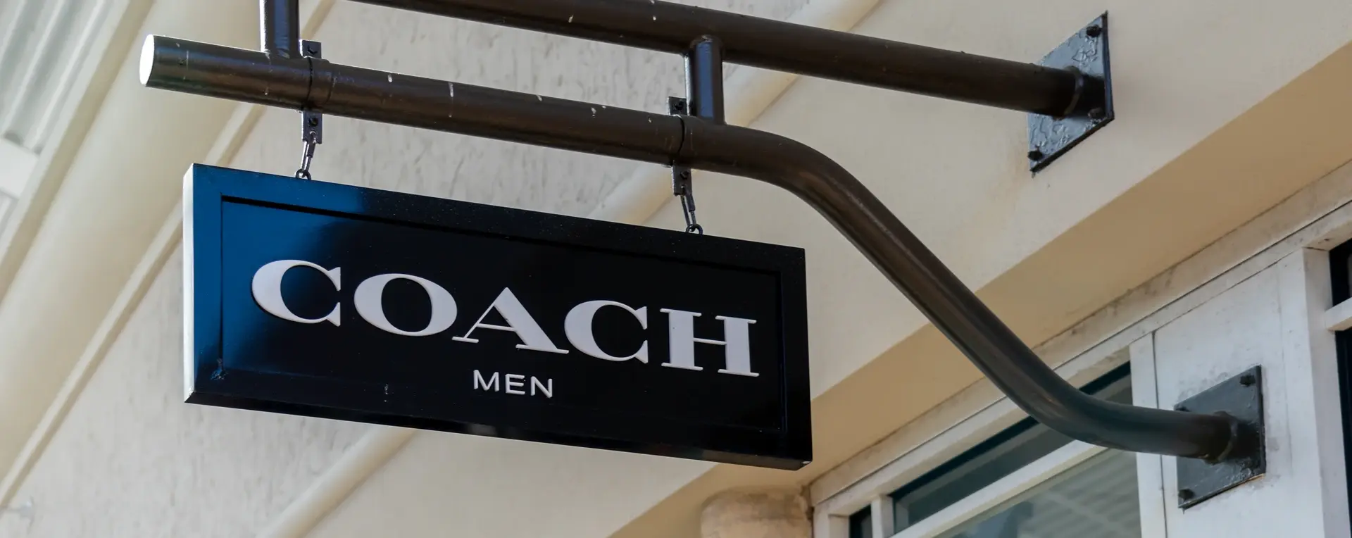 hanging exterior storefront sign